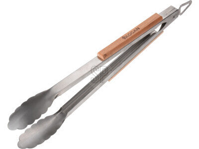 Homesmiths BBQ Tongs Steel Bamboo 45cm