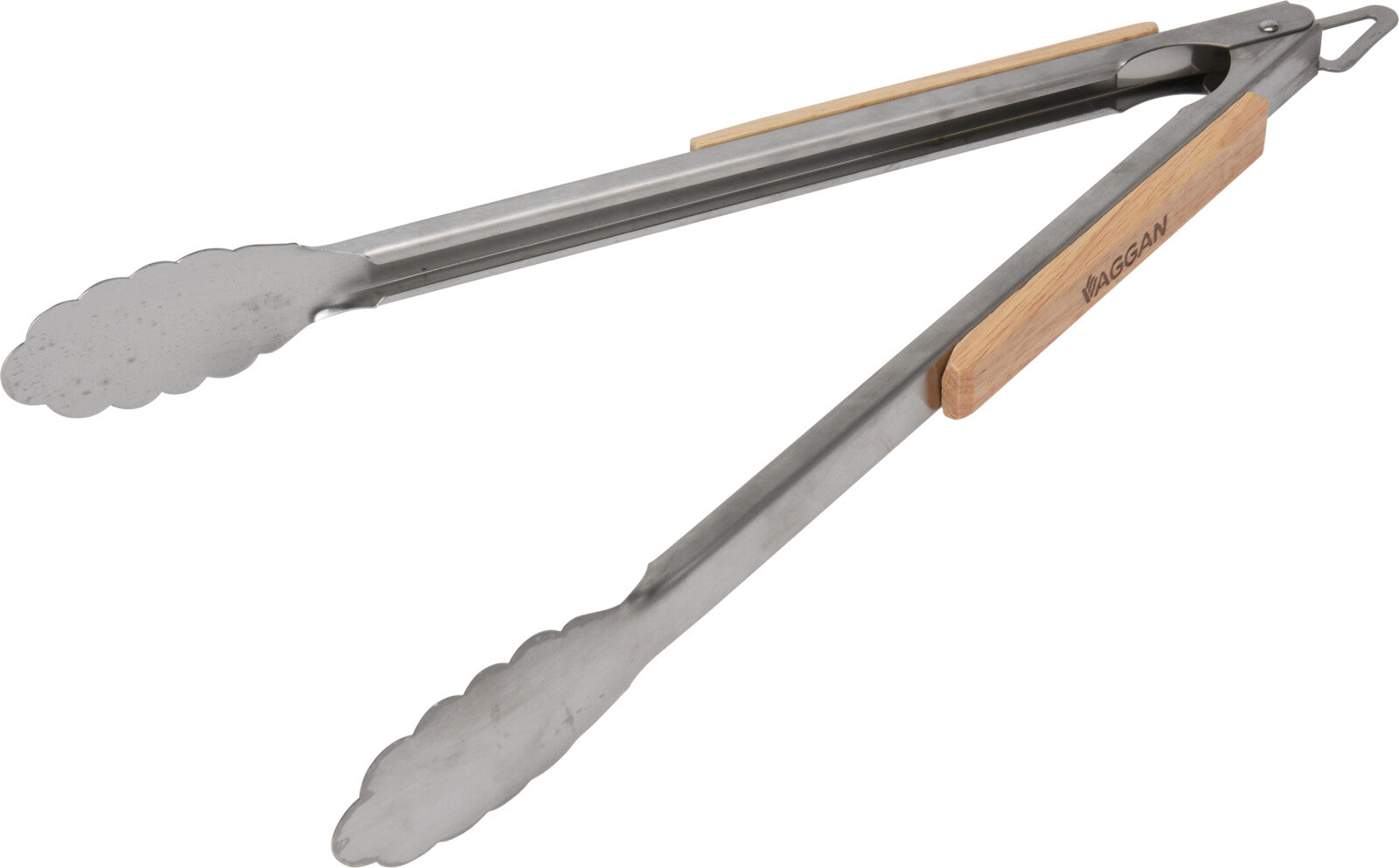 Homesmiths BBQ Tongs Steel Bamboo 45cm