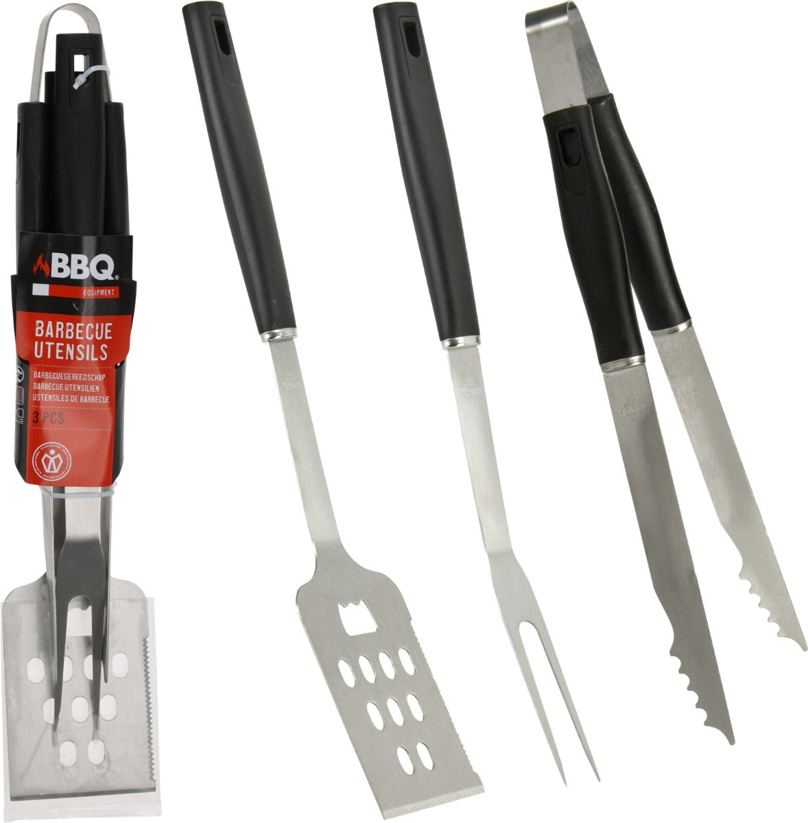 Homesmiths BBQ Tool Set Of 3