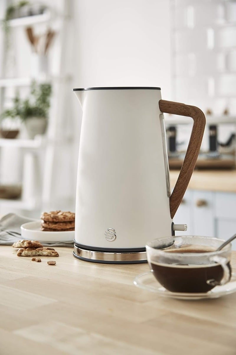 Swan Nordic Cordless Kettle White 1.7L