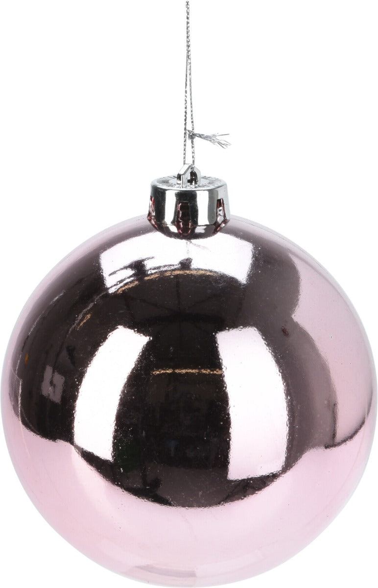 Homesmiths Xmas Ball 120mm Pink Assorted 1 Piece