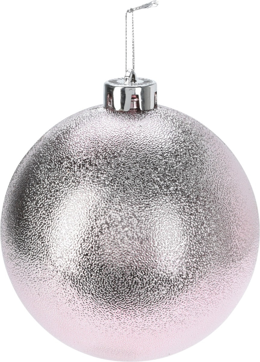 Homesmiths Xmas Ball 120mm Pink Assorted 1 Piece
