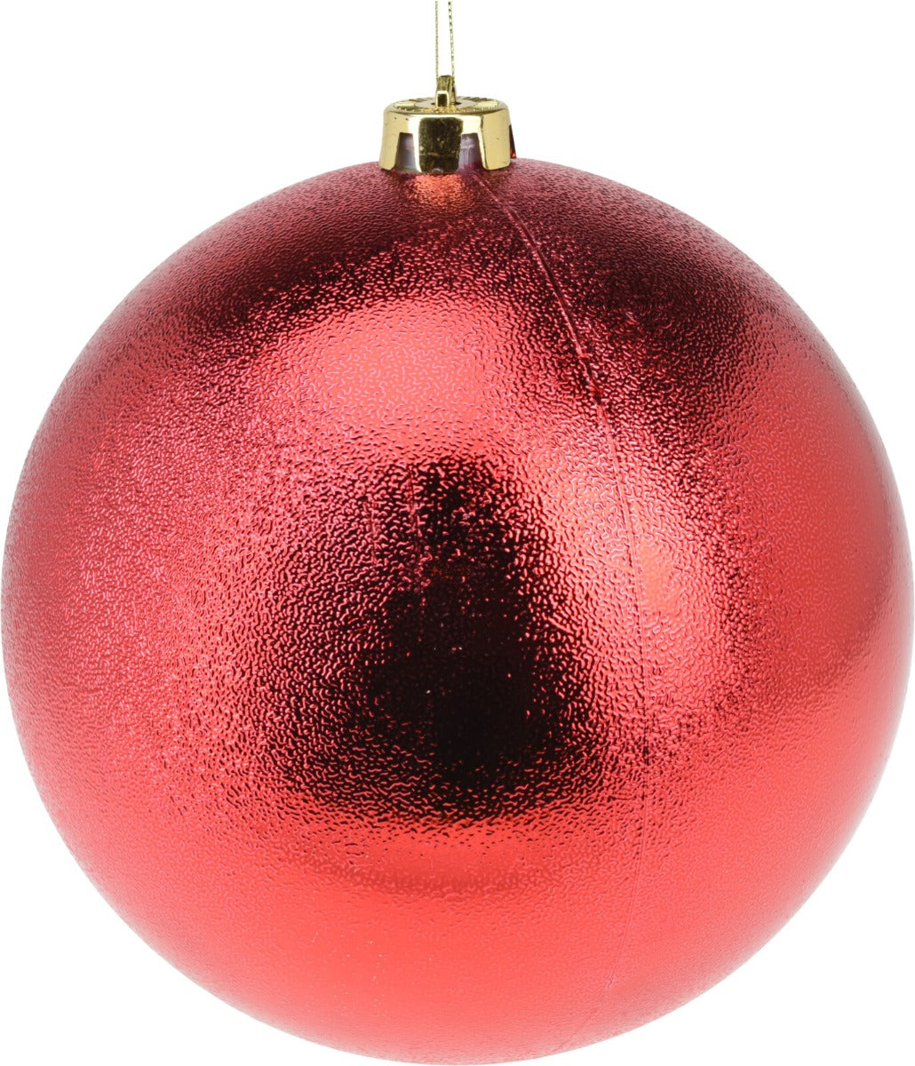 Homesmiths Christmas Ball 140mm Red Assorted