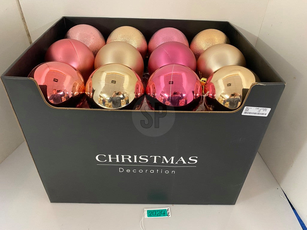 Homesmiths Christmas Ball 140mm Assorted Pack of 1