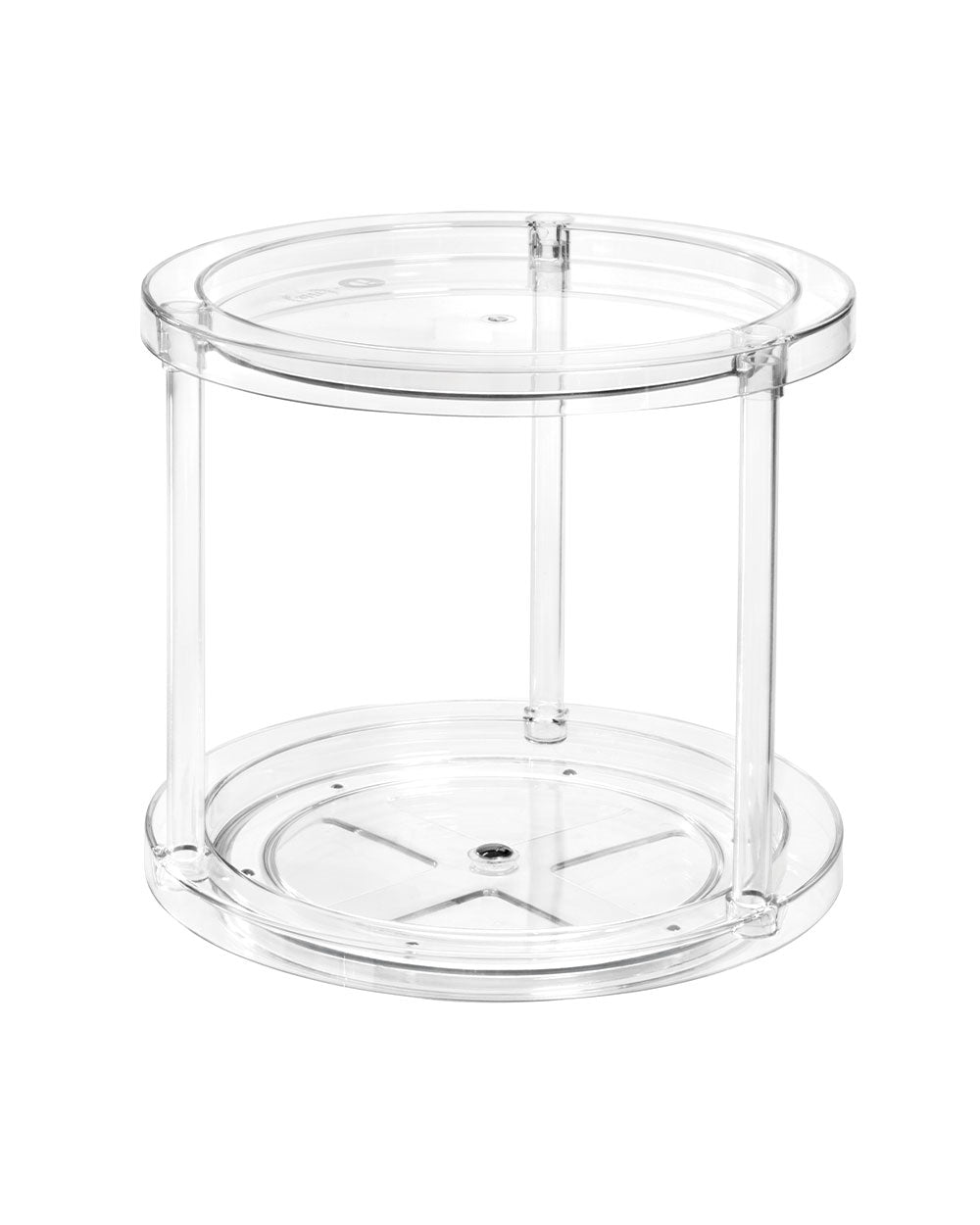 The Home Edit 2 Tier Turntable Clear 9.5 inch