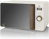 Swan Nordic White Digital Microwave - 20L