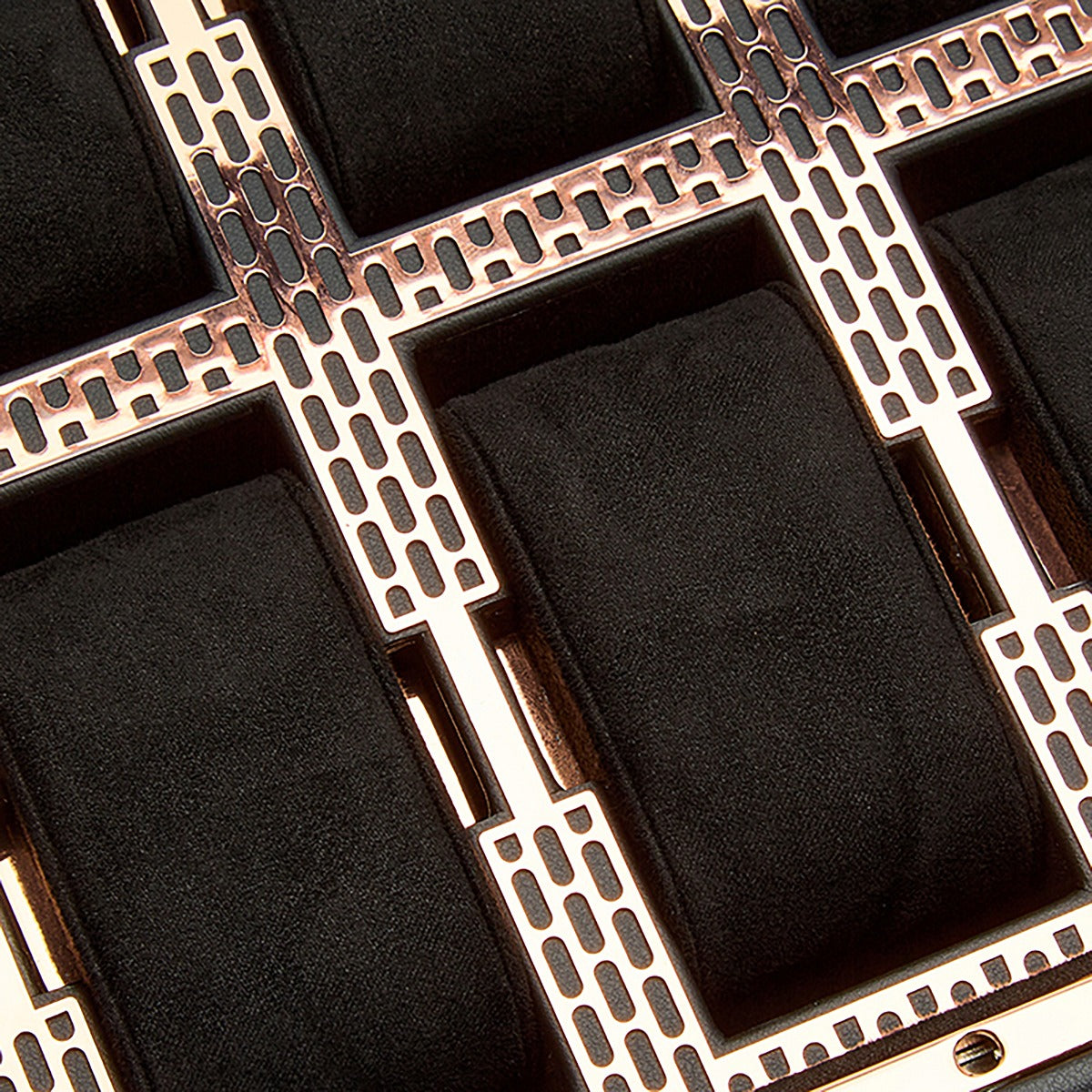 Wolf Axis 10 Pc Watch Box with Drawer Copper