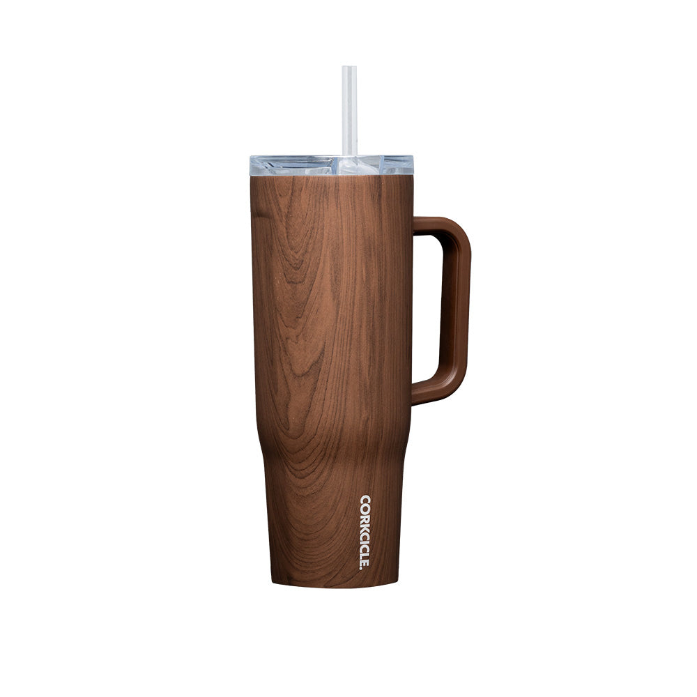 Corkcicle Cruiser Straw Cup 1.2L Walnut Wood