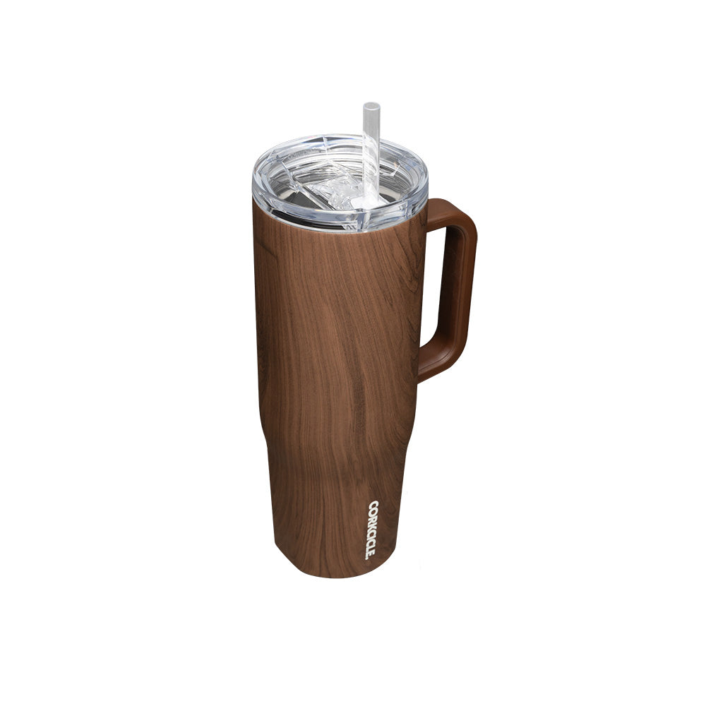 Corkcicle Cruiser Straw Cup 1.2L Walnut Wood