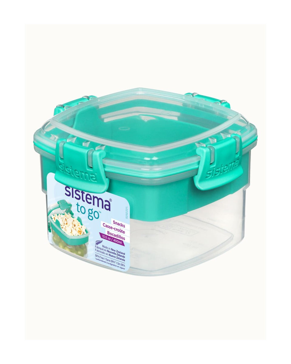 Sistema Snack To Go 400ML Teal Clip