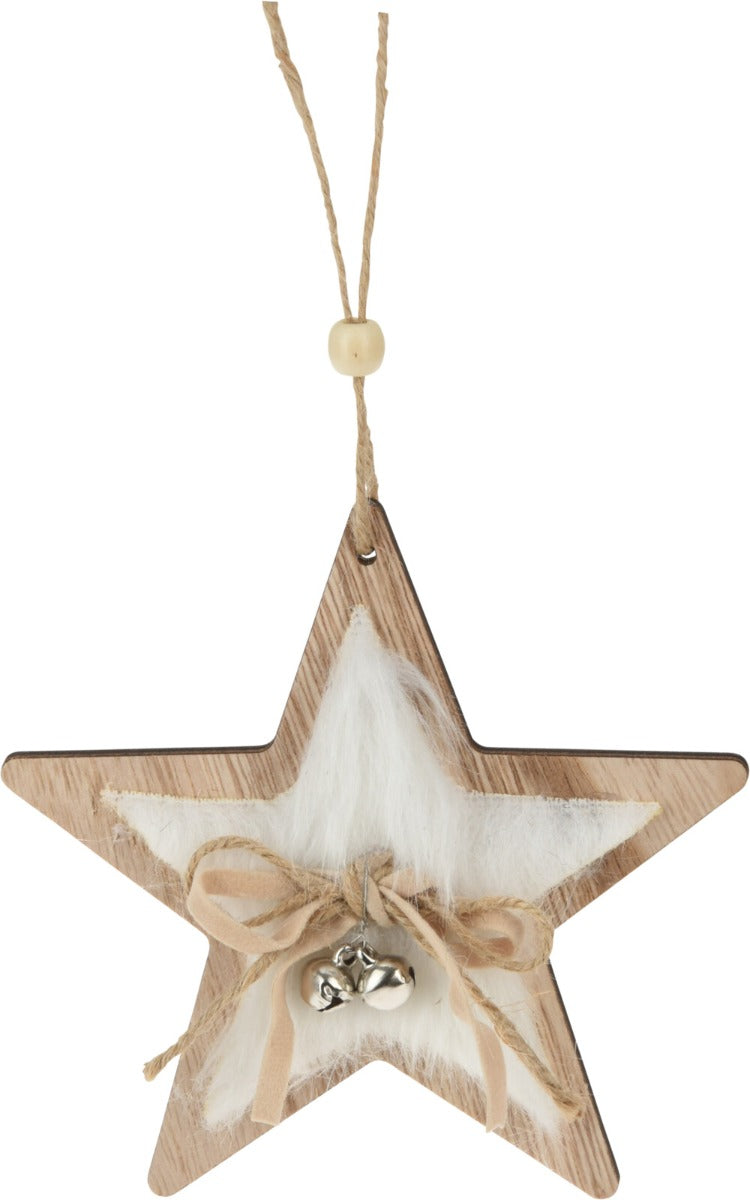 Homesmiths Hang deco Wood 9cm Assorted Design Pack of 1