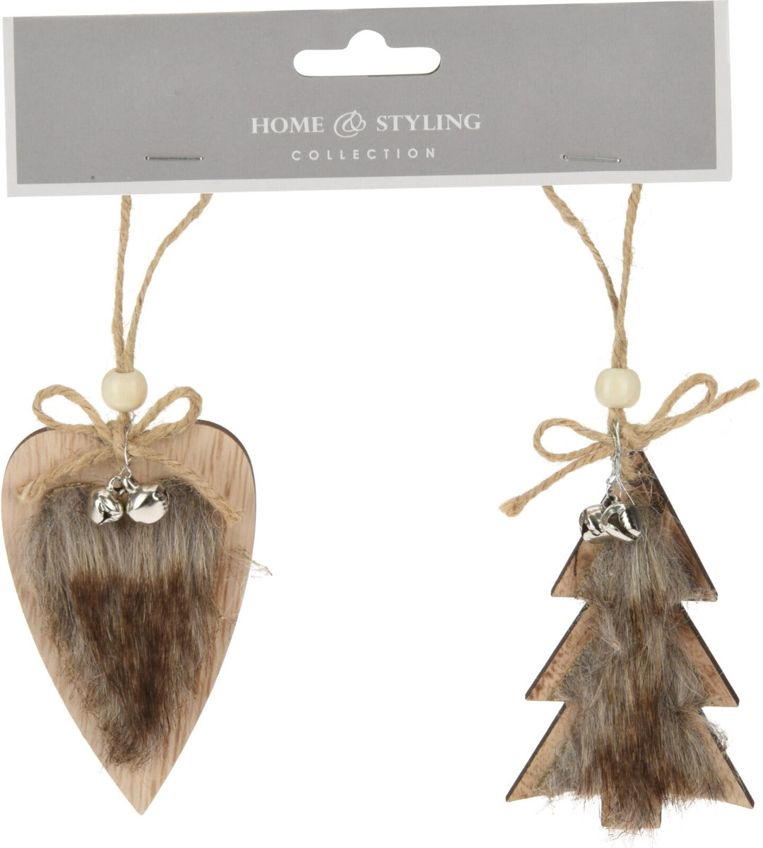 Homesmiths Hang deco 9cm Set Of 2 Assorted