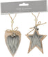 Homesmiths Hang deco 9cm Set Of 2 Assorted