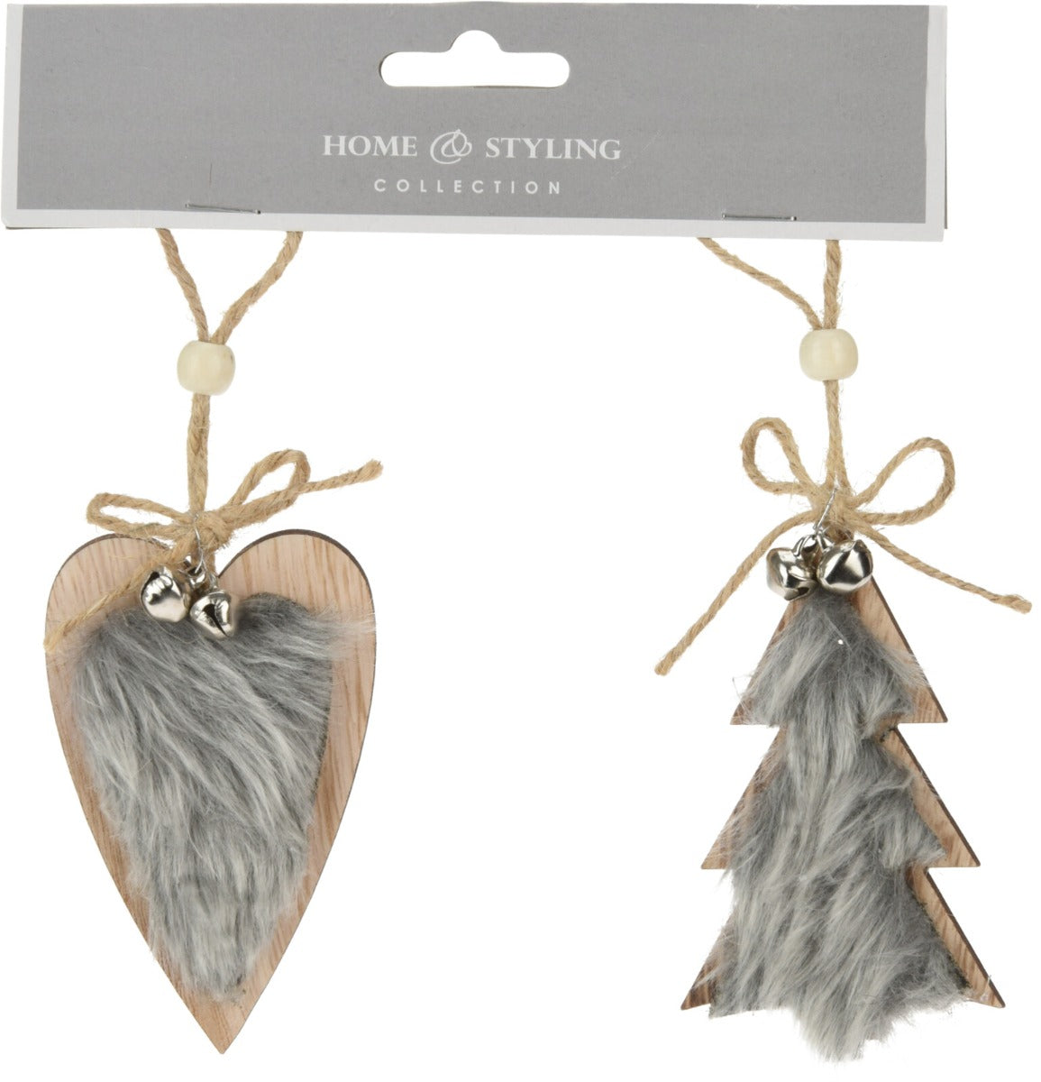 Homesmiths Hang deco 9cm Set Of 2 Assorted