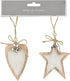 Homesmiths Hang deco 9cm Set Of 2 Assorted