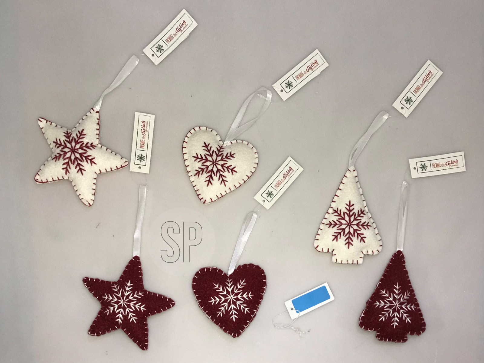 Homesmiths Hanging Deco Christmas 10cm Assorted