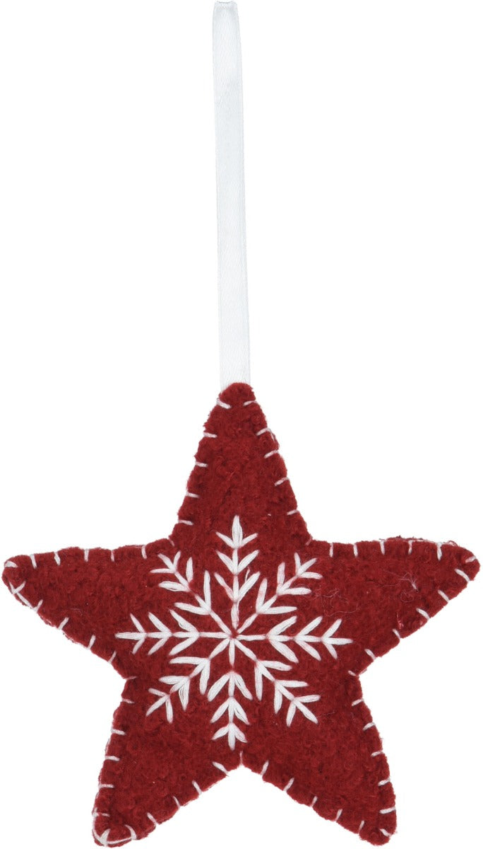 Homesmiths Hanging Deco Christmas 10cm Assorted