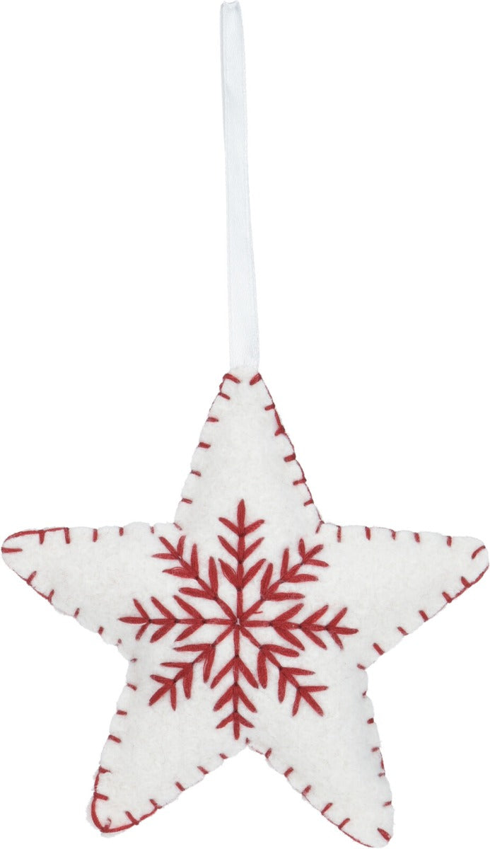 Homesmiths Hanging Deco Christmas 10cm Assorted