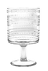 Tarhong 14.8Oz Beaded Stacking Goblet Clear