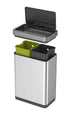 Eko Mirage X 20L+20L Motion Sensor Stainless Steel Bin