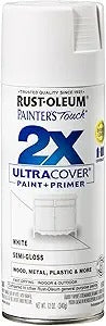 Rust-Oleum Pt 2X Uc 12Oz Semi-Gloss White