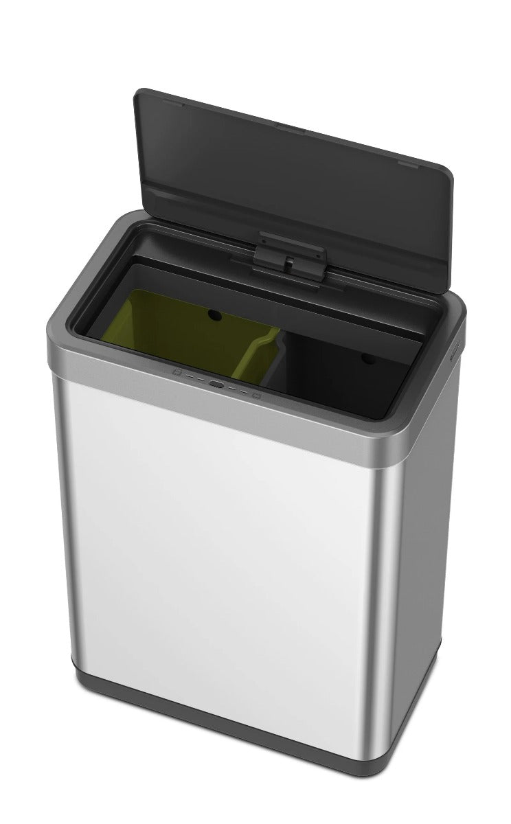 Eko Mirage X 20L+20L Motion Sensor Stainless Steel Bin
