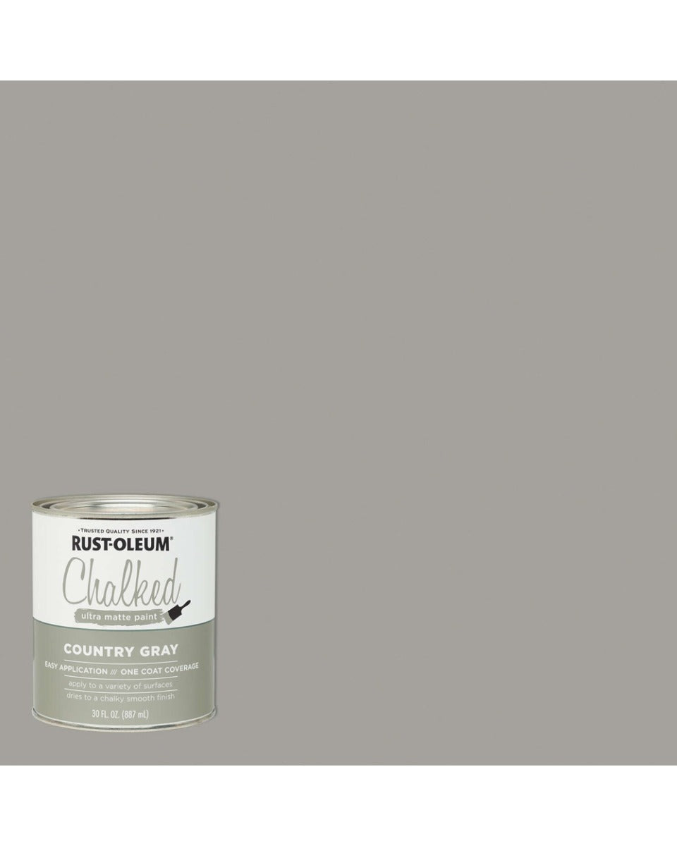 RustOleum 30Oz Grey Chalked Paint