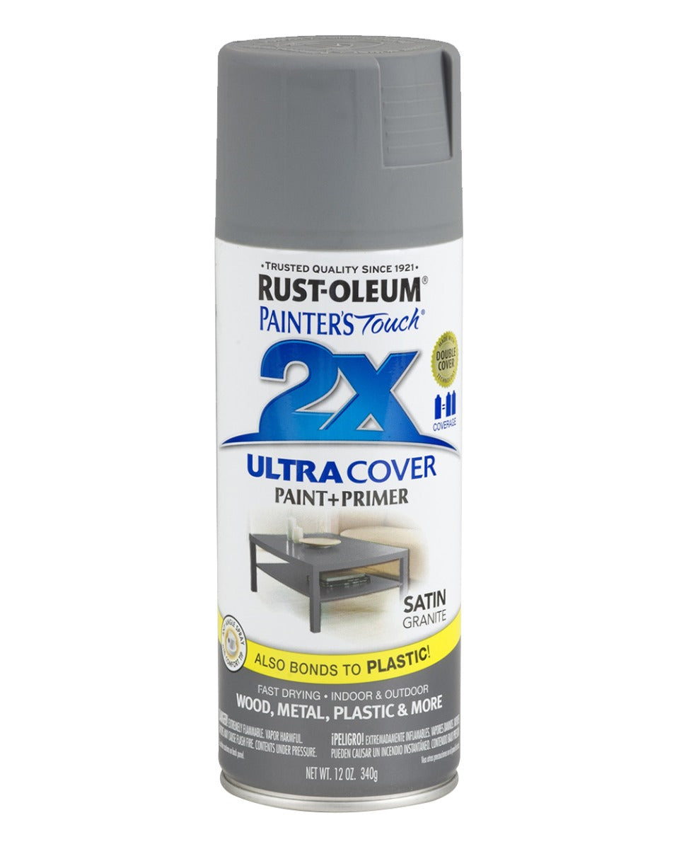 RustOleum PT 2X Ultra Cover Satin Granite 12Oz