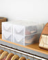 Whitmor Clear Women Shoe Boxes Small Set of 4 Pieces