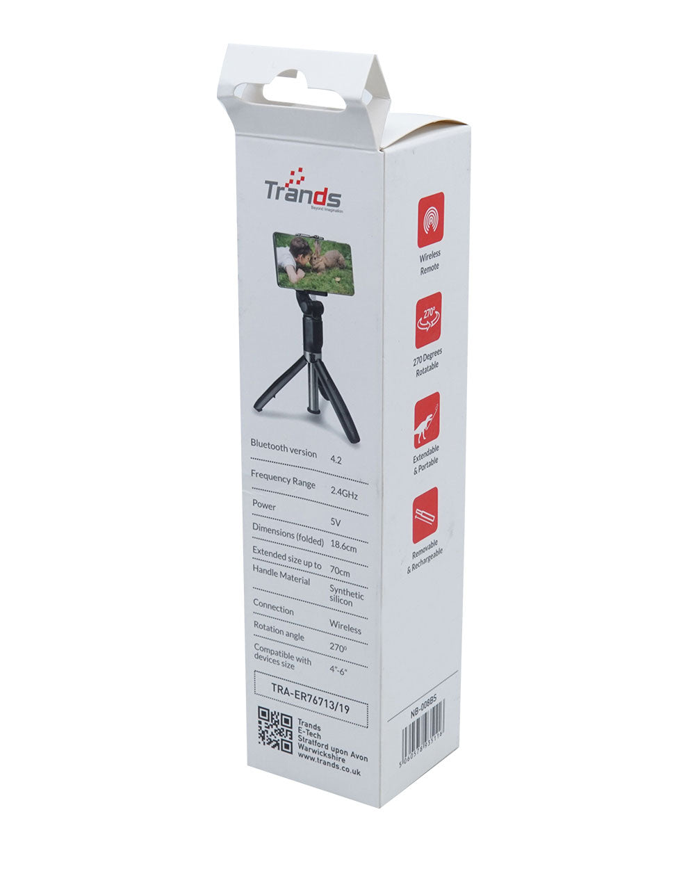 Trands Wireless Selfie Stick Tripod