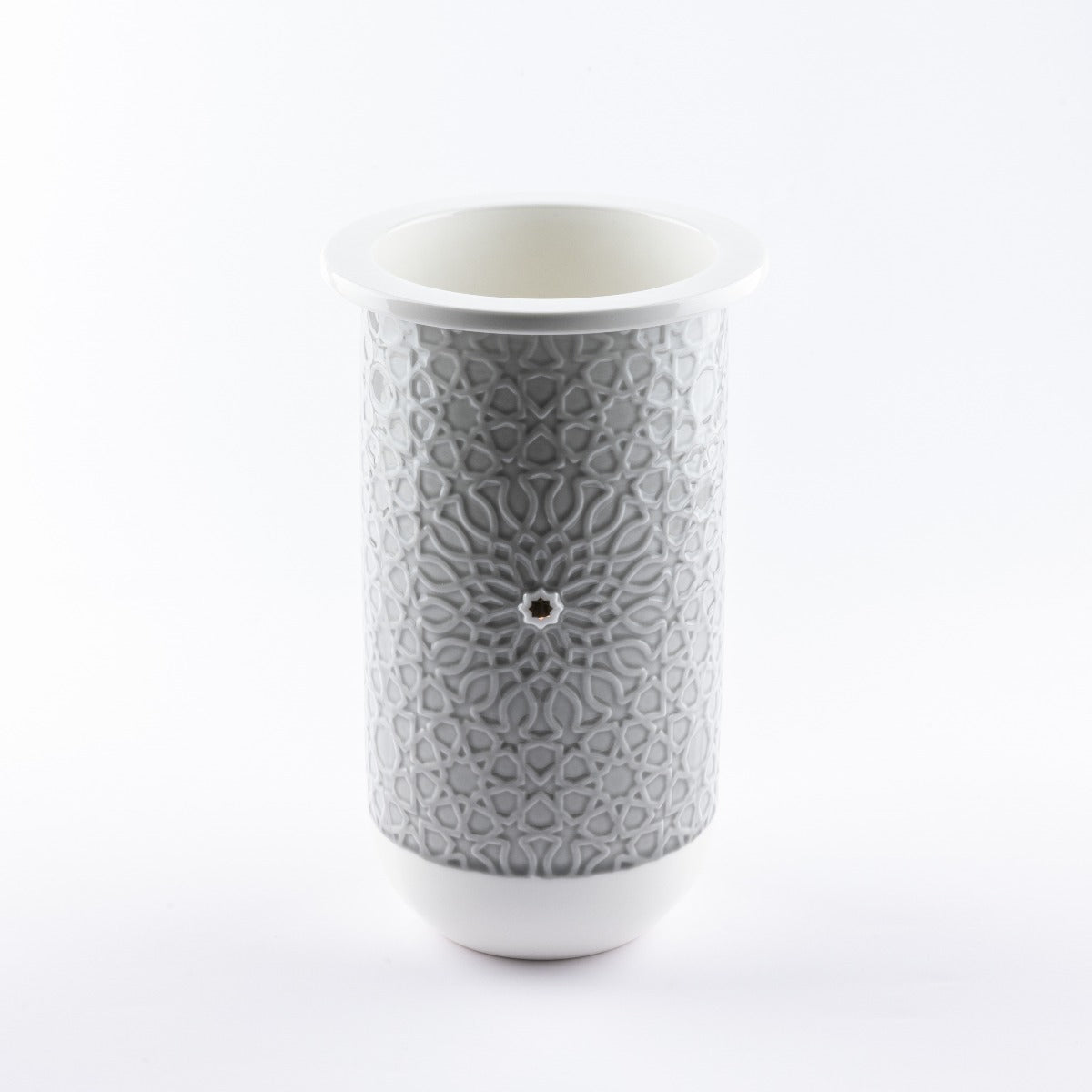 Otantik Asalah Flower Vase Grey Gold