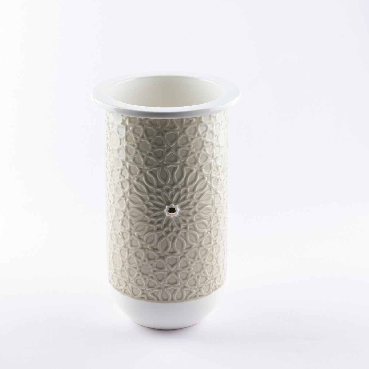 Otantik Asalah Flower Vase Beige Gold