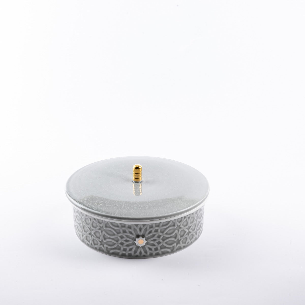 Otantik Asalah Medium Date Bowl Grey & Gold