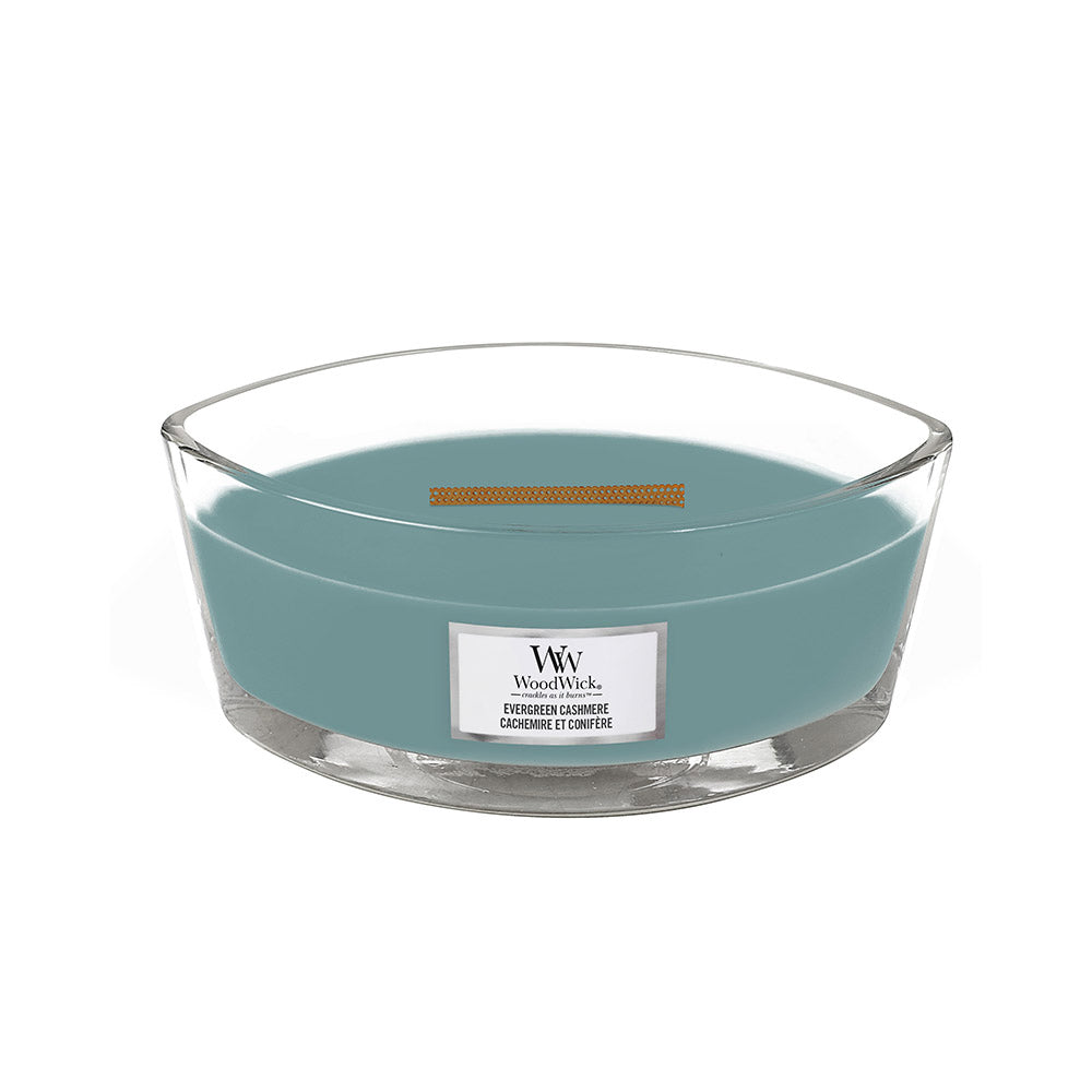 Woodwick Ellipse Candle Evergreen Cashmere