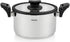 Fissman Stockpot 24x13 cm/5.6 L Stainless Steel With Glass Lid