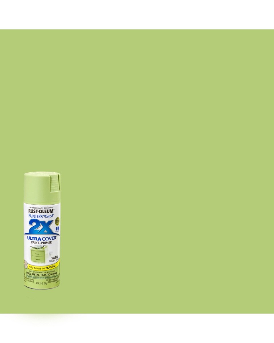 RustOleum Painter's Touch 2X Ultra Cover Satin Green Apple 12Oz