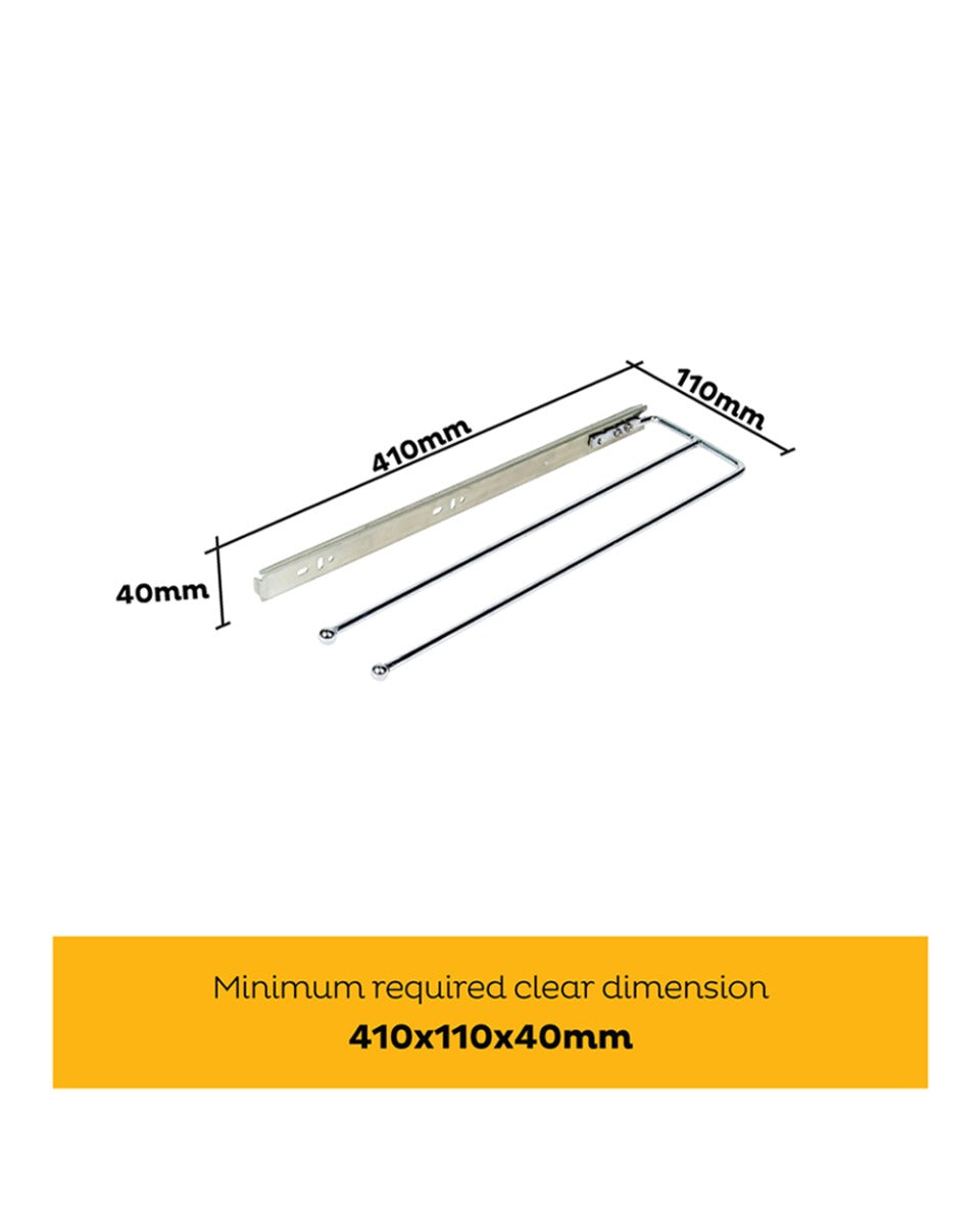 Tansel Towel Pull Out Slide W 410 x L 110 x H 40 mm