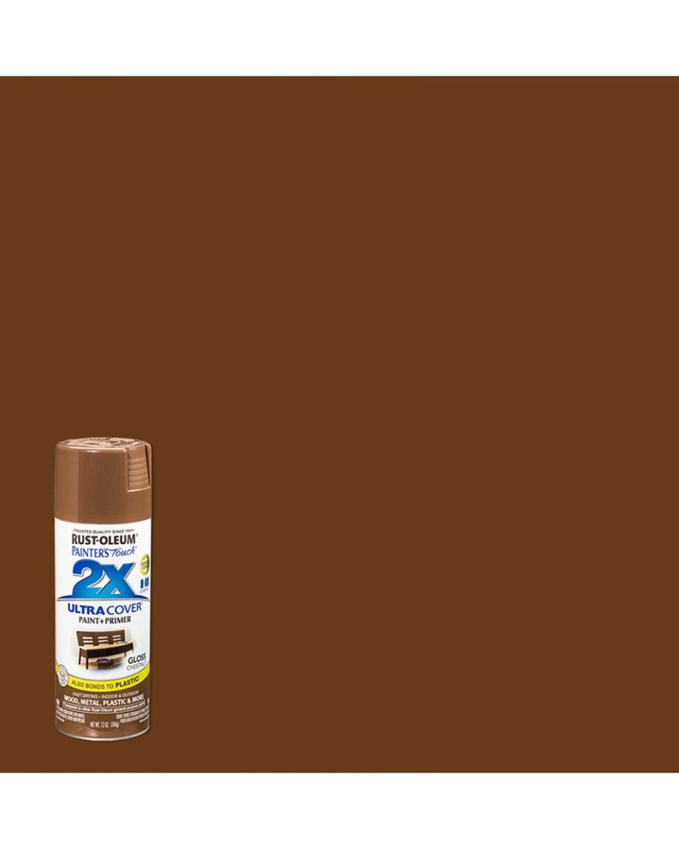 RustOleum PT 2X Ultra Cover Gloss Chestnut 12Oz