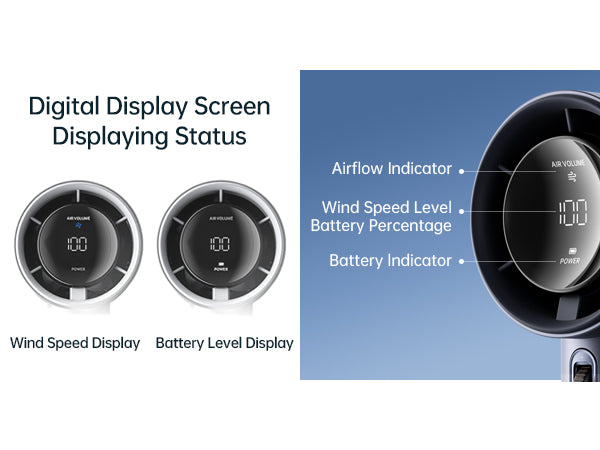 Jisulife Handheld Fan Pro1 Blue