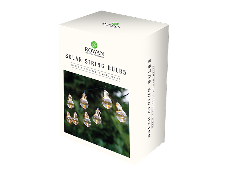 Rowan 30 Solar String Bulbs Warm White