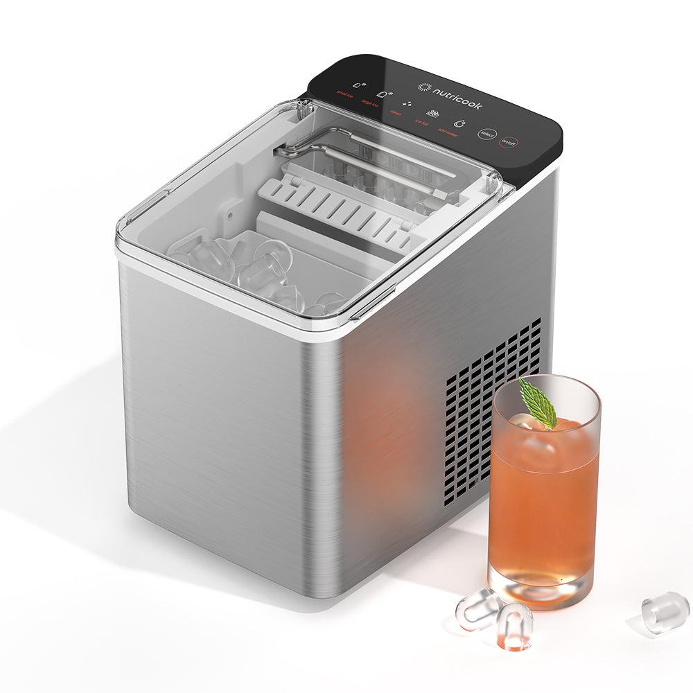 Nutricook Icy Bullet Ice Maker Silver