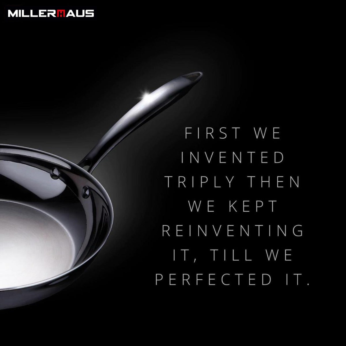 Millerhaus Triply Fry Pan 22cm