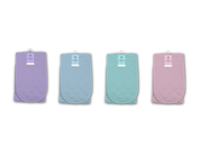 Cooke & Miller Pastel Double Oven Glove Mitt  1 Piece Assorted