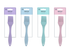 Cooke & Miller Pastel Silicone Pastry Brush 1 Piece Assorted
