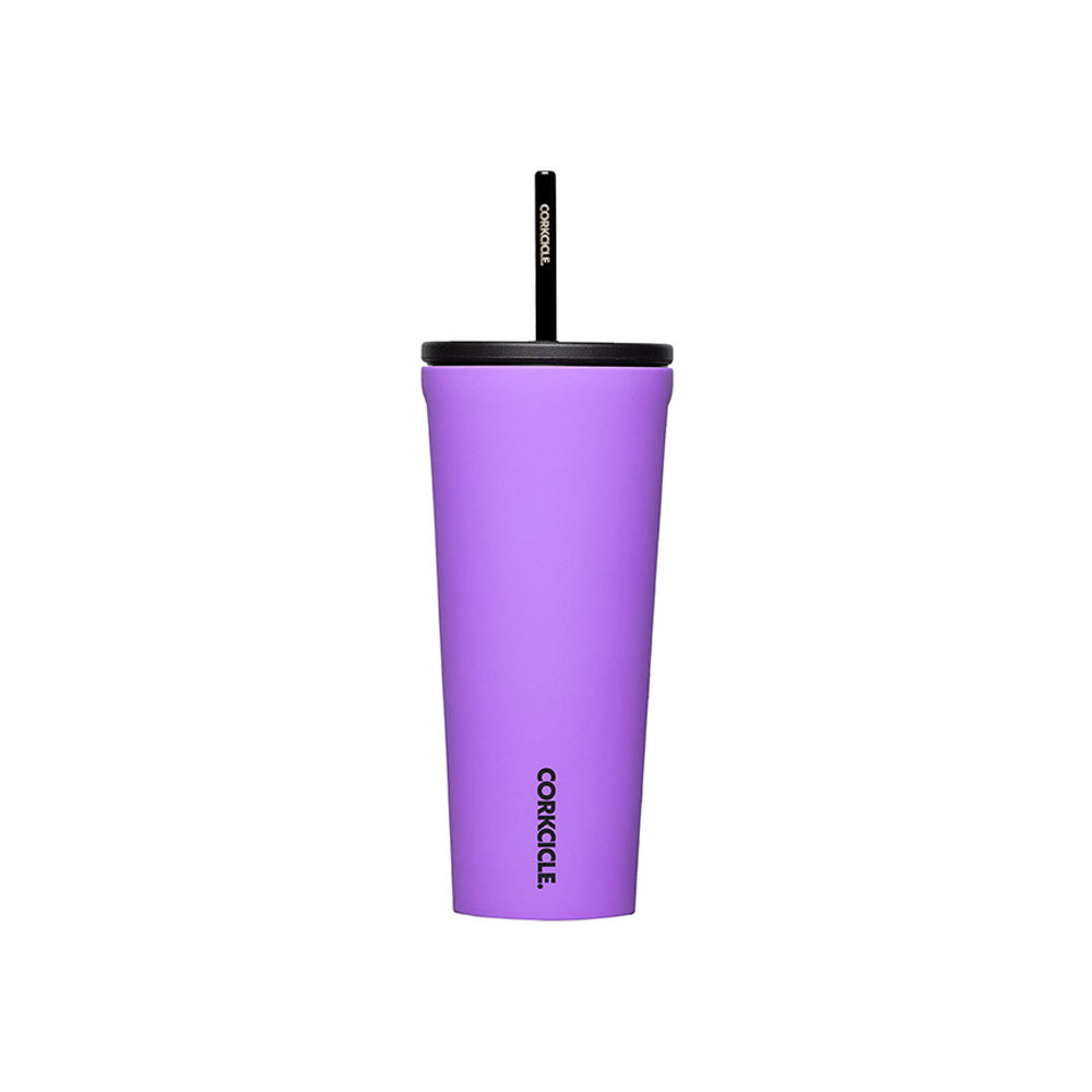 Corkcicle Cold Cup With Straw 710ML Varsity Purple