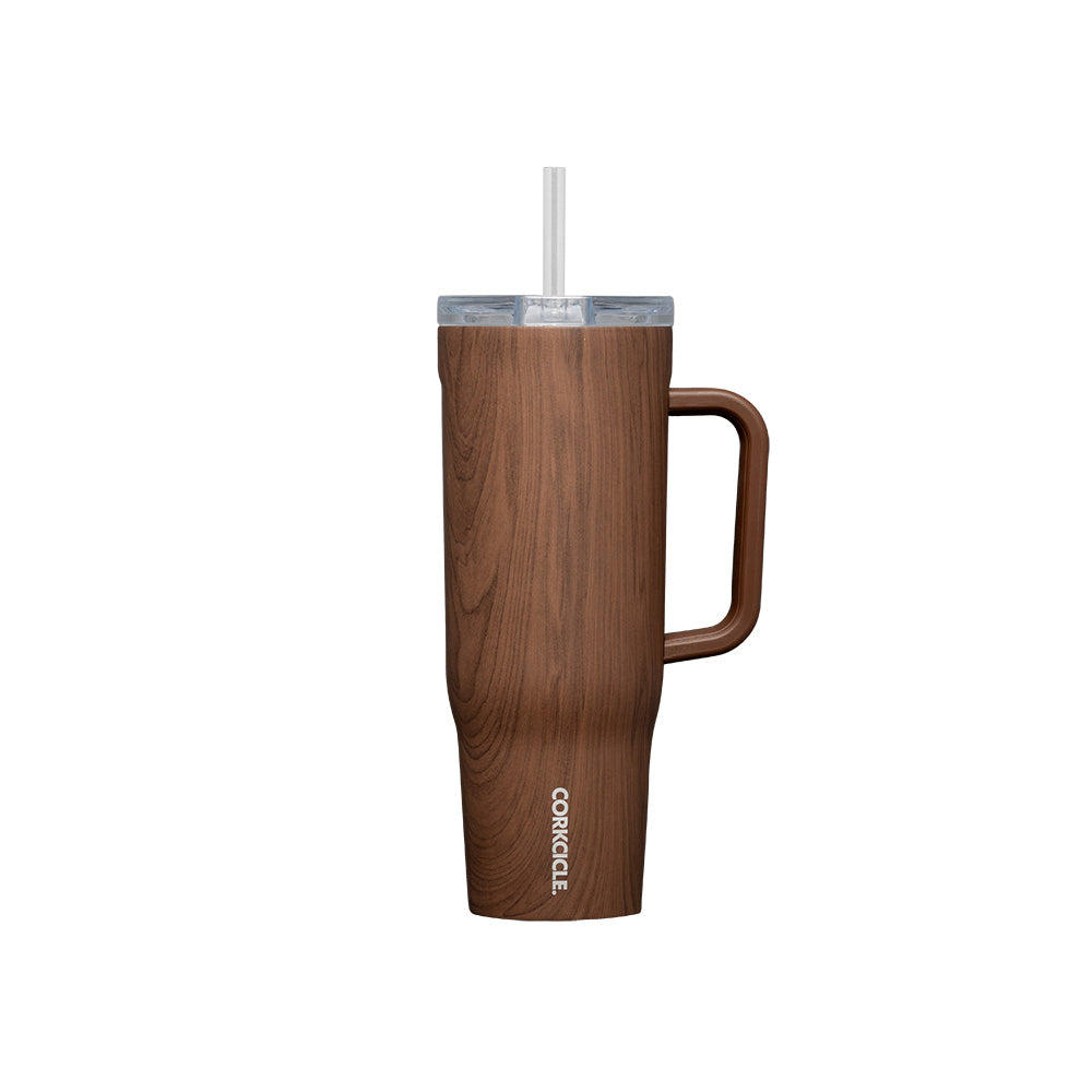 Corkcicle Cruiser Straw Cup 1.2L Walnut Wood