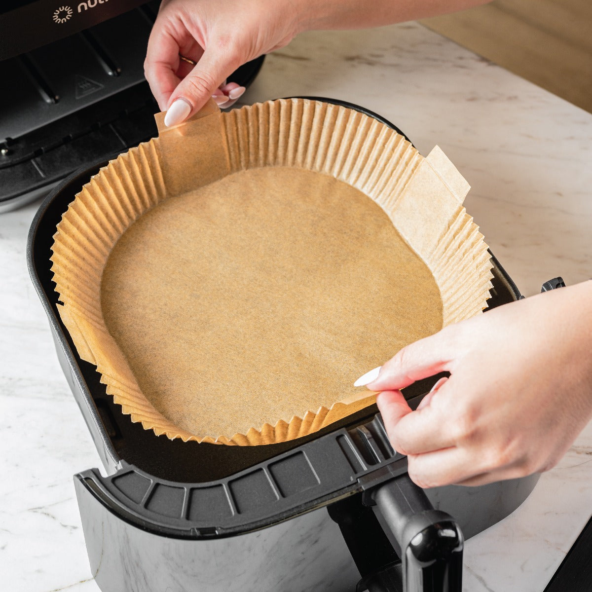 Nutricook Air Fryer Baking Paper 20cm 150 Pieces Box