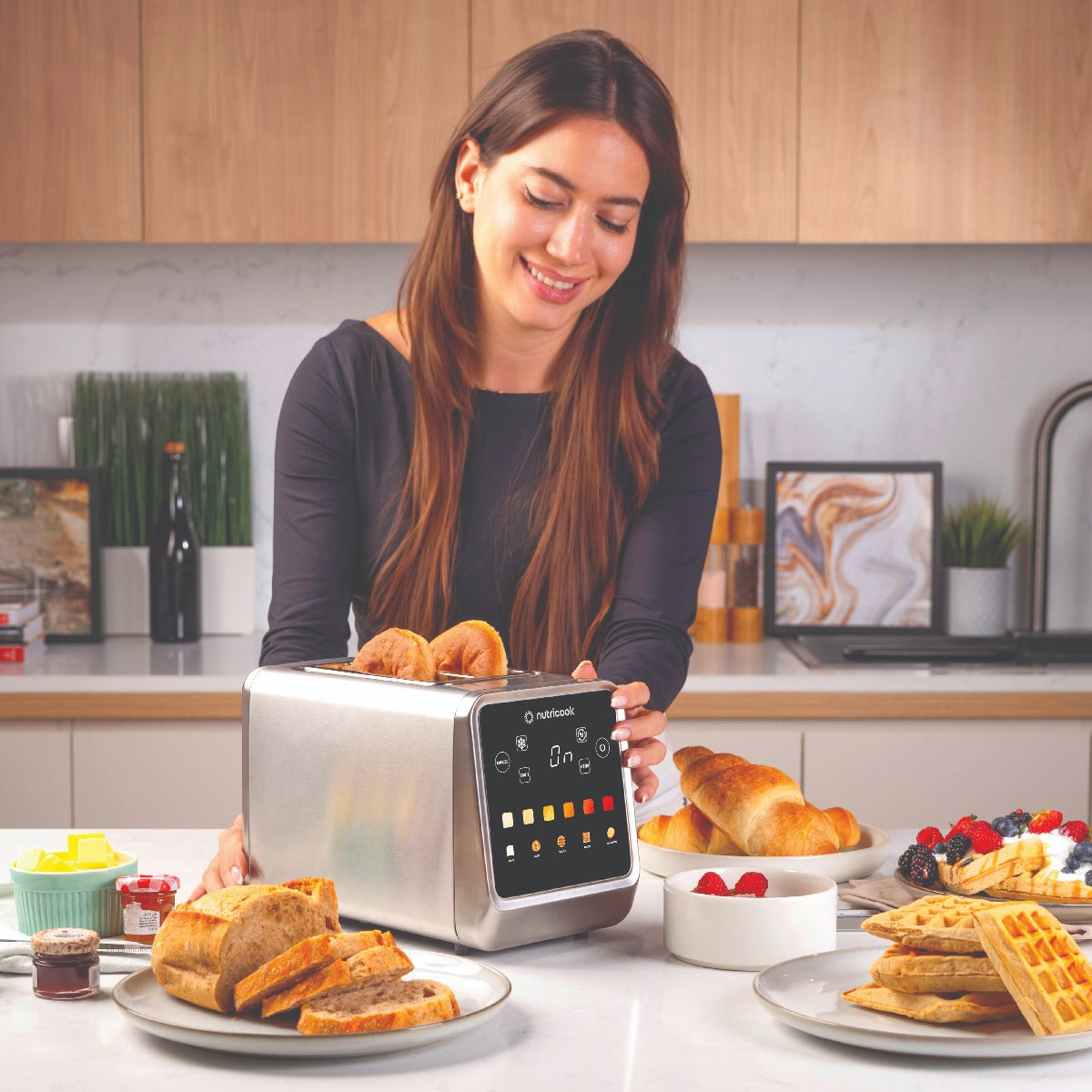 Nutricook 2 Slice Digital Toaster