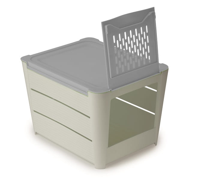 Snips White Grey Potatoes & Vegetables Keeper For 3 Kg