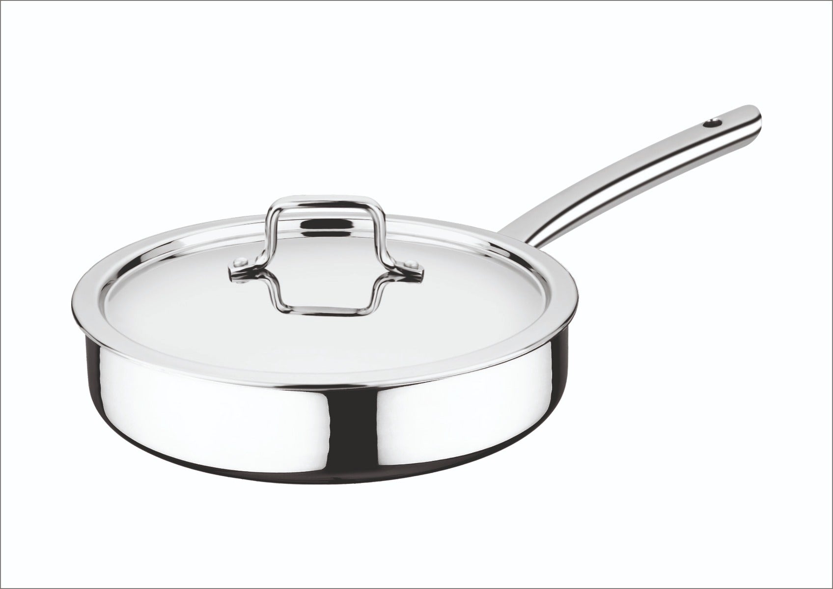 Millerhaus Triply Saute Pan With Lid 26 cm